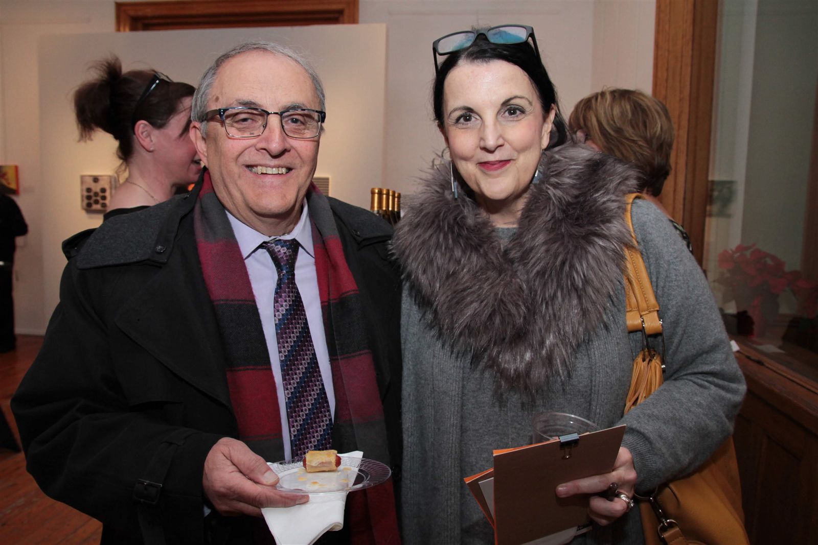 Smiles at Art Off the Wall in Carnegie Art Center